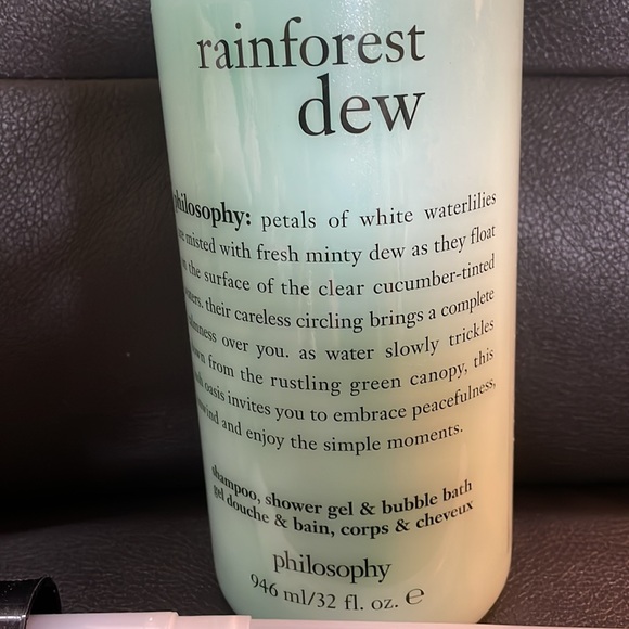 Philosophy Bath & Body New Philosophy Rainforest Dew 32 Oz Sealed